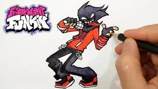 Как нарисовать Аготи из Фрайдей Найт Фанкин. How to draw Agoti from Friday Night Funkin