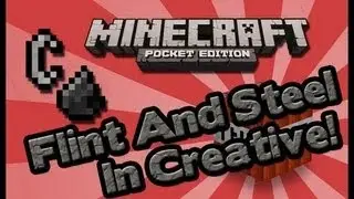 How to get Flint and Steel in Creative Mode (Pocket Edition)