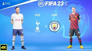 FIFA 23 PS5 - Tottenham Hotspur Vs Manchester City | Premier League 2022/23 | PS5™ [4K]