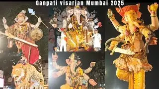 GANPATI Visarjan Mumbai 2025