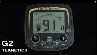 Detector de metales Tecknetics G2 en español