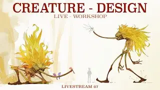 My Creature Design Process, and answering your questions! - Livestream #67