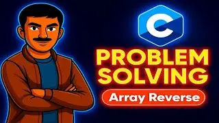 Reverse of an array without using temporary array | Basic Coding Question #11 | swap logic