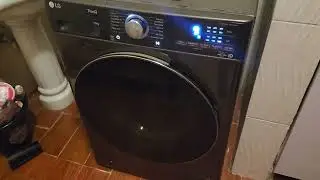 LG ThinQ 12Kgs washing machine installation