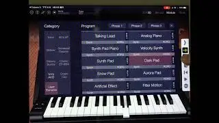 【iPAD】Korg Module Pro Multi Layers Recording by Cubasis 3 / Audiobus 3