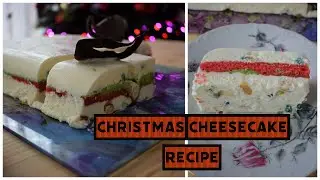 A simple, quick and easy-to-make Christmas Cheesecake