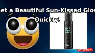 B.tan Dark Self Tanner - Fast, 1 Hour Sunless Tanner, No Fake Tan Smell