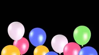Red Balloons black screen effect balloon green screen effect video balloon background videos