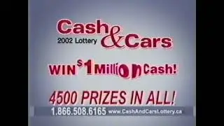 Cash and  Cars Lotto commercial from 2002