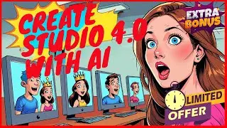 Create Studio 4.0 Review [ 2025 ] 🔴 Create 2D And 3D Animation Video Using Create Studio AI 🔴