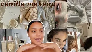 Vanilla gril makeup|🍦🍪🐻☕