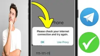 How to Fix Telegram Please check your internet connection and try again problem in iPhone
