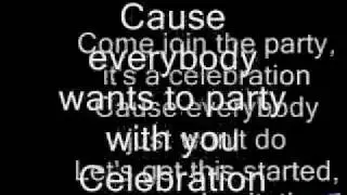 celebration by  madonna ft. akon lyrics