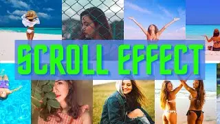 Photo SCROLLING Effect in Filmora X | Endless Sliding Images Effect Filmora 2021