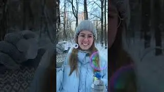 soap bubbles in the cold🫧🥶 