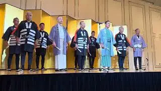 Asakusa Japan お祝いの木遣  浅草神社例大祭