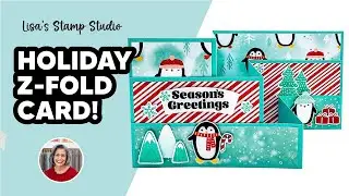 How to Make a Holiday Z Fold Card in Easy Steps