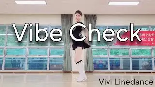 [중급] Vibe Check - Line Dance | Level Intermediate | 비비라인댄스