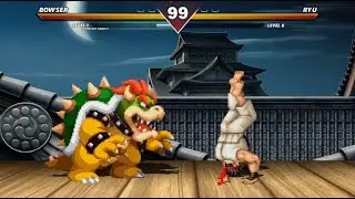 BOWSER VS RYU—HIGH LEVEL INTENSE FIGHT!