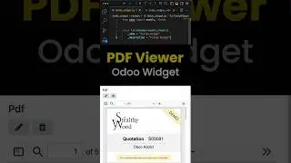 PDF Viewer Odoo Widget #odoo #pdf #pdfviewer #widget