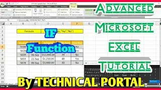 How to use IF Function in MS Excel to specify a cell that contains greater than a specified value