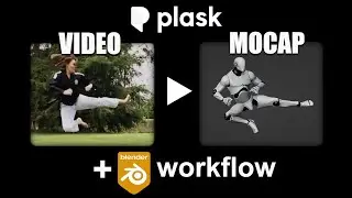 Plask.ai: AI mocap from Video (+ Blender workflow)