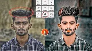 New Face Smooth + Hair Editing 2024 | Hair Style Editing 2024 | sketchbook editing | picture editing