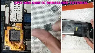 How To Reballs CPU and RAM To Fix All Deadboot Phone  | Full Tutorial