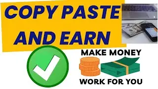 Earn Money by Copying and Pasting | Copy Paste Work From Home Jobs