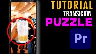 Transición Puzzle | Tutorial Premiere pro en español | Transición con mascara de capas.