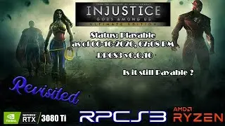 Revisiting RPCS3 Compatibility Are they Working In Latest Emulator ? Injustice: Gods Among Us