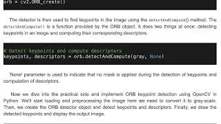 ORB Keypoint Detection Example with OpenCV