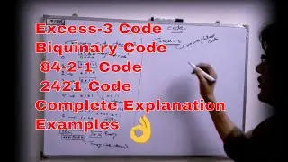 Excess-3 code | Biquinary Code | 84-2-1Code | 2421 Code | Complete Explanation | Examples