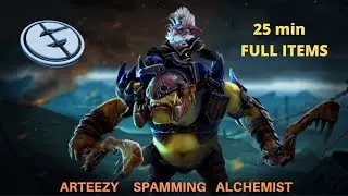 Arteezy Alchemist - INSANE FARM Dota 2