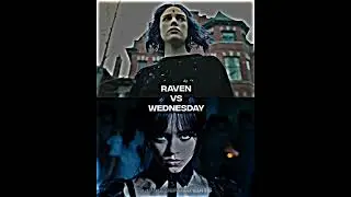 Raven vs Wednesday #shorts