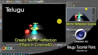 Cinema4D Mirror Reflection Effect Tutorial | Cinema4D Mirror Effect In Cinema4D 2020