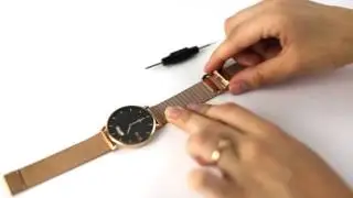 How To Adjust your Mesh Metal Watch Band - Arvo