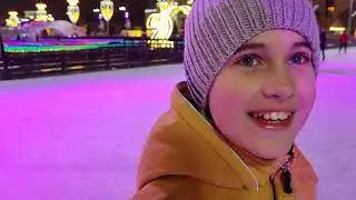 5 ЧАСОВ НА ЛЬДУ! // Самый большой каток в Москве на ВДНХ // Зима в Москве // ВДНХ Каток - отзыв