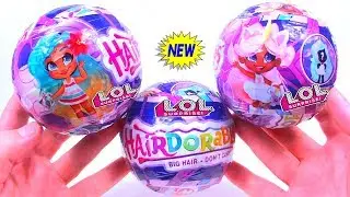 NEW LOL Surprise HAIRDORABLES Unboxing !Страшные китайские подделки игрушки КУКЛЫ Мультик лол шары