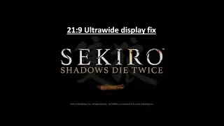 Sekiro Shadows Die Twice 21:9 fix ultrawide display simple guide