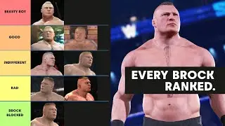 Ranking EVERY WWE Games Brock Lesnar Model From WORST To BEST