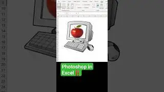 Photoshop in Excel. #exceltech #excelworld #exceltips #exceltricks  #excelformula #exceltutorial