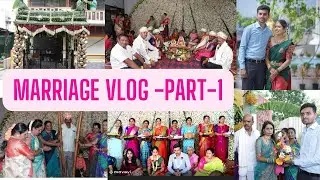 My Marriage Vlog |part-1| #familyvlog #kannadavlogs #kushi #sandy #celebration #marriage #familytime