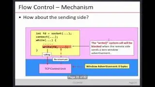 CSCI 4430 Lecture: TCP flow control (Feb 16, 1 of 2)