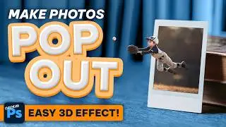 Make Photos Pop Out of the Frame in Photoshop! (Easy 3D Effect)