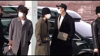 BTs flying to LA from Incheon Airport .have a safe flight