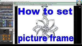 How to set picture frame । rhino-5 matrix-9  