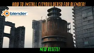 Installing CityBuilder3d asset packs in Blender 3d: Full tutorial and demo of new Soviet Assets!