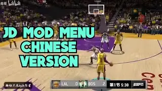 JD MOD MENU CHINESE VERSION REALISTIC GRAPHICS NBA2K20 MOBILE