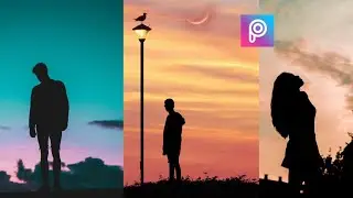 How To Edit Silhouette / Dark Shadow Photo In PicsArt | PicsArt Tutorial